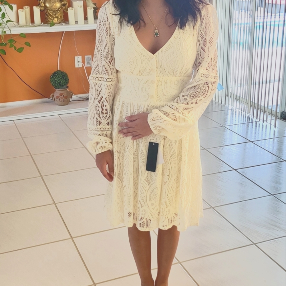 Crochet junior dress